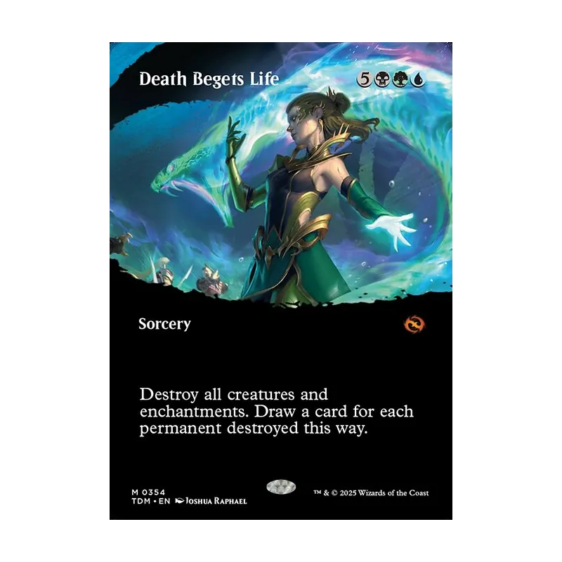 Death Begets Life (Borderless) - Tarkir: Dragonstorm (Near Mint)