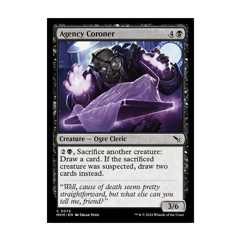 Agency Coroner - Murders at Karlov Manor (Near Mint)