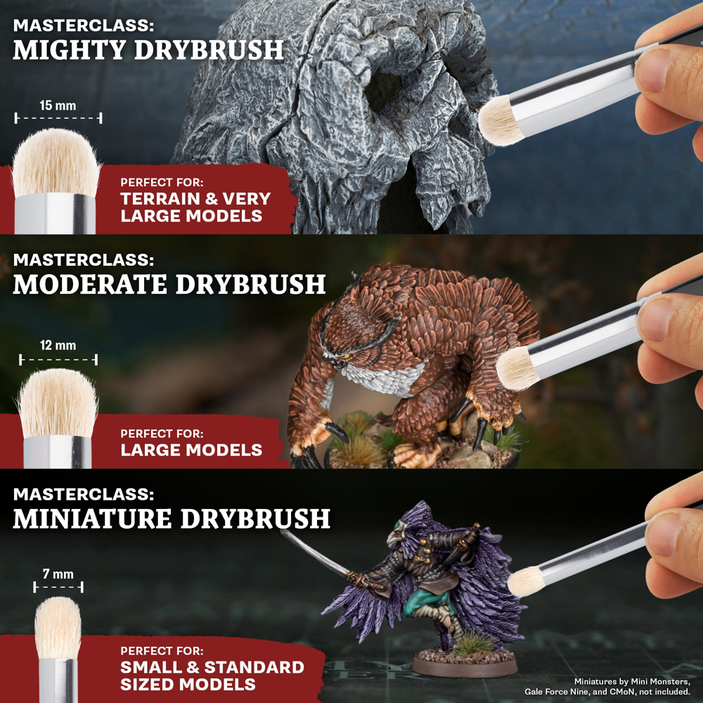Army Painter Brush: Masterclass Drybrush Set