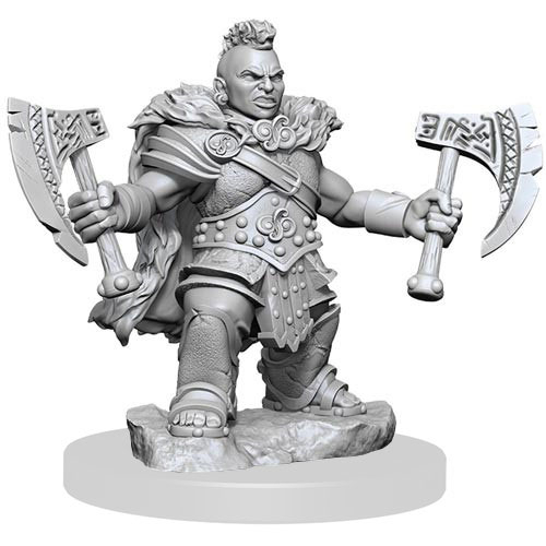 D&D Frameworks: W1 Female Dwarf Barbarian