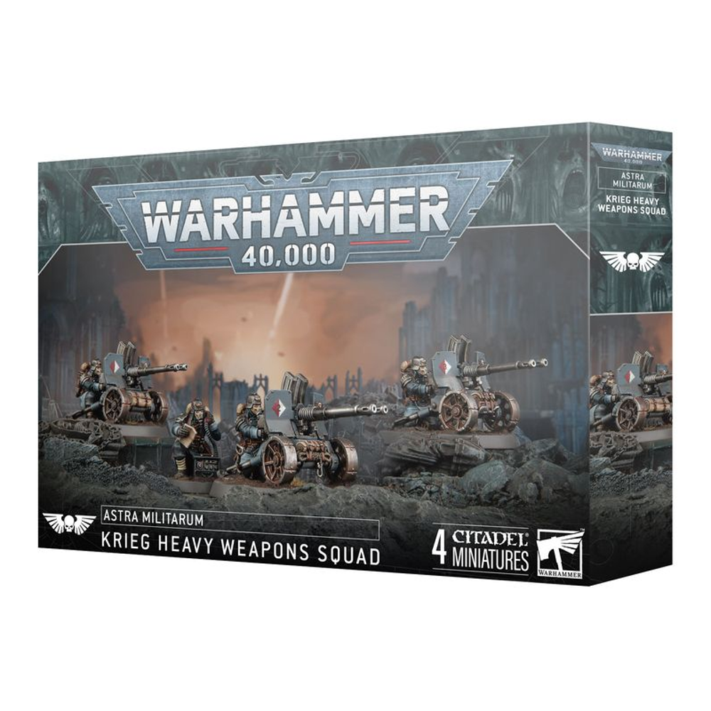 Warhammer 40K: Astra Militarum - Krieg Heavy Weapons Squad