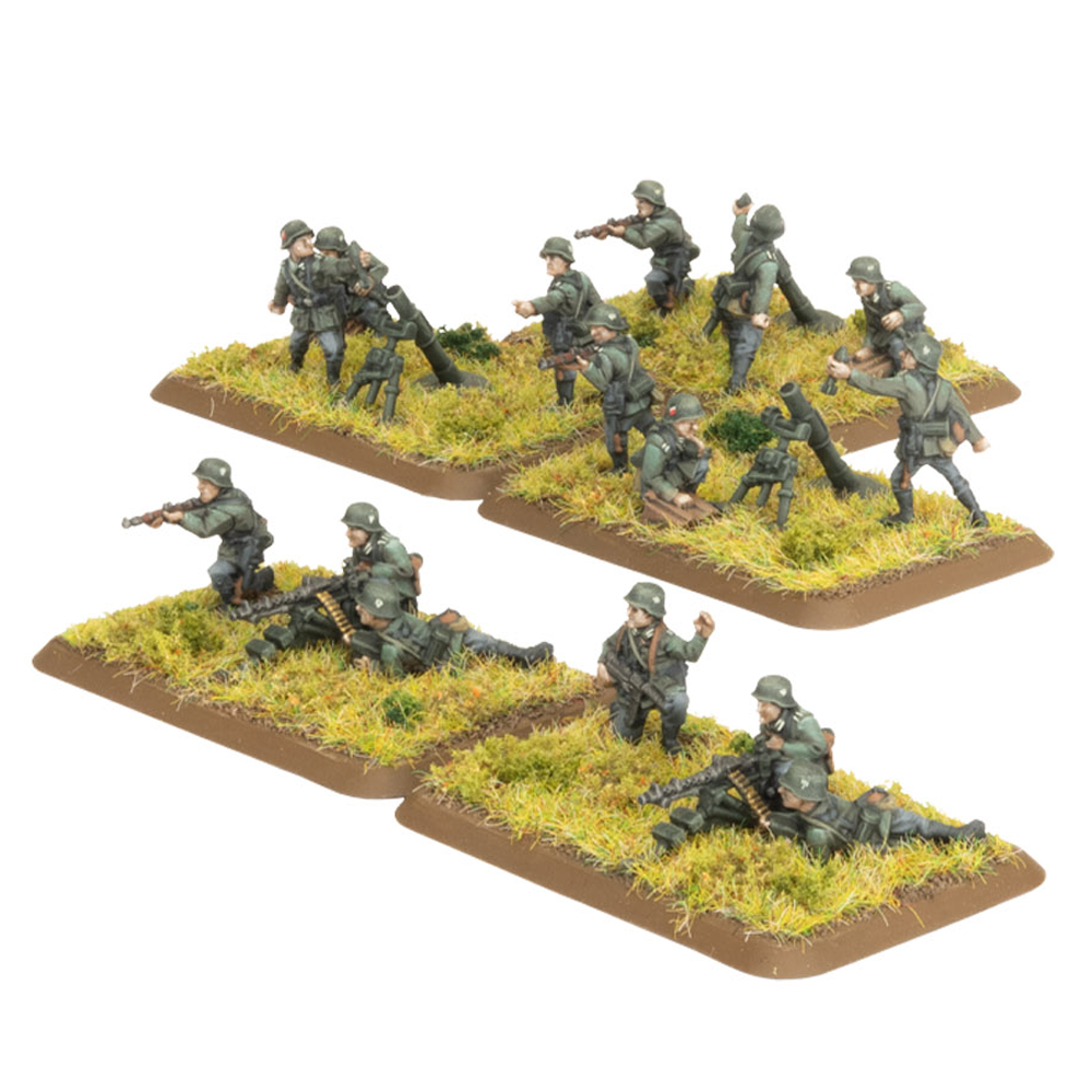 Flames of War WW2: German - Machine-Gun & Mortar Platoons