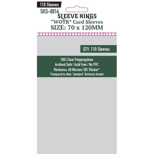 Sleeve Kings: War of the Ring Card Sleeves (70x120mm) (110)