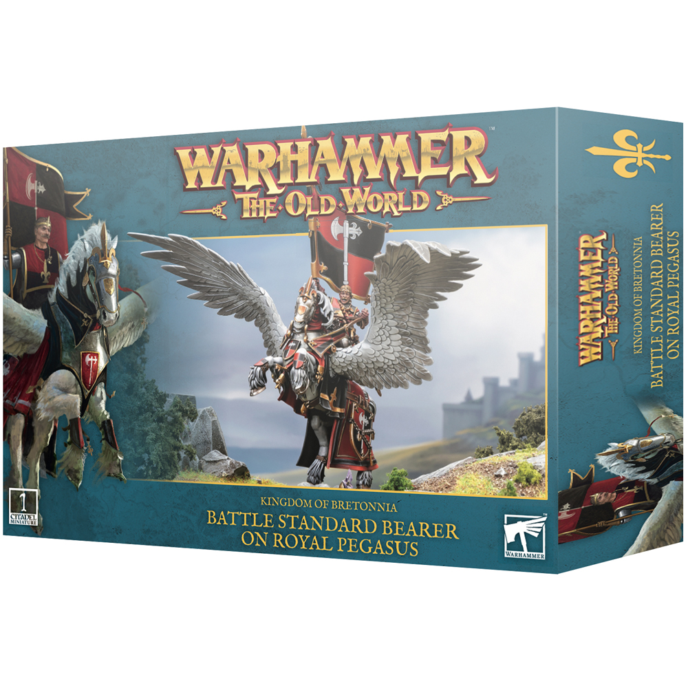 Warhammer The Old World: Kingdom of Bretonnia - Battle Standard on Royal Pegasus