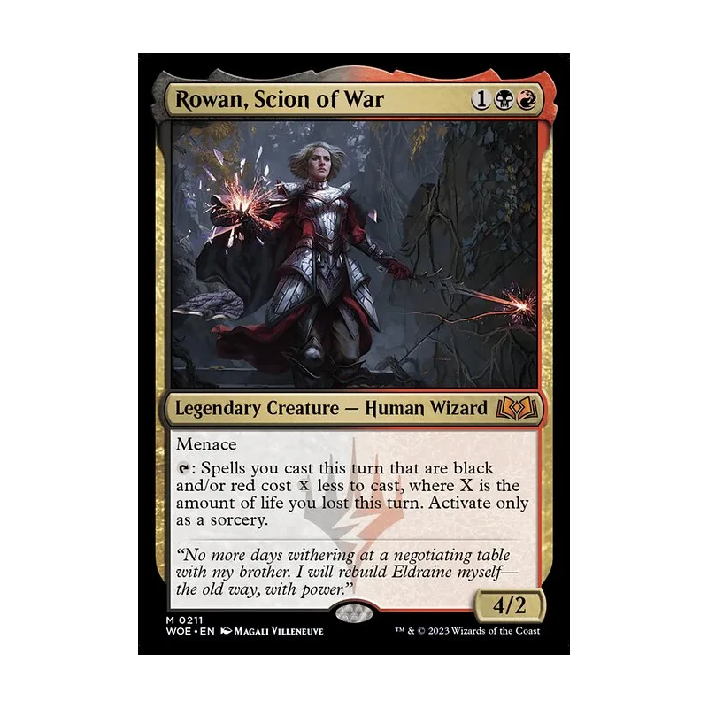 Rowan, Scion of War - Wilds of Eldraine (Near Mint)
