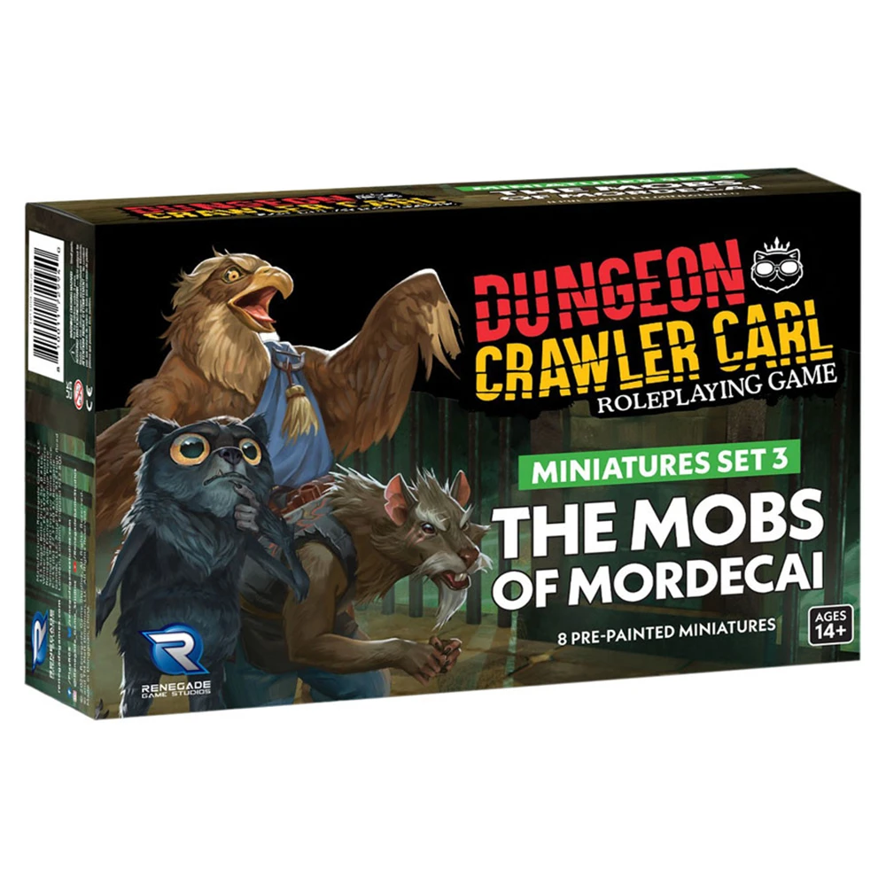 Dungeon Crawler Carl RPG: Miniatures Set 3: Mobs of Mordecai (Preorder)