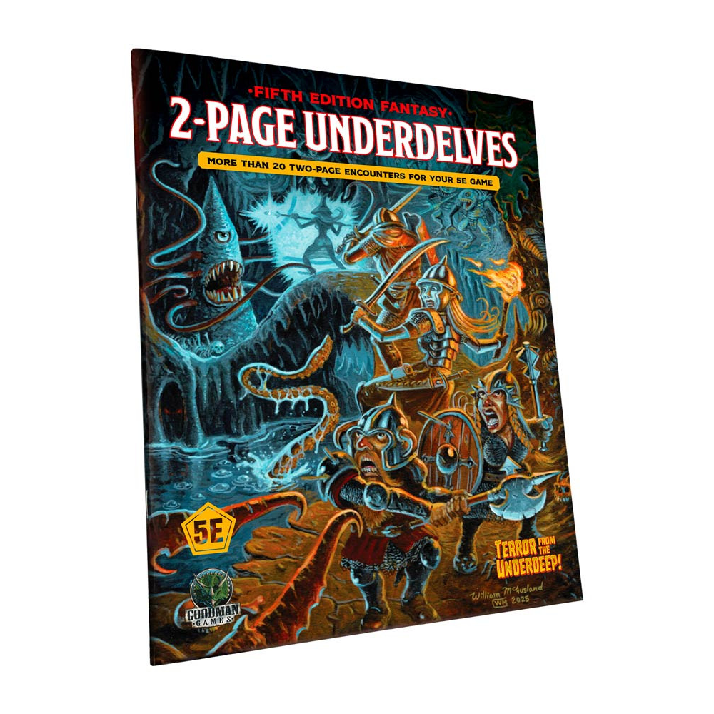 Fifth Edition Fantasy: 2-Page UnderDelves