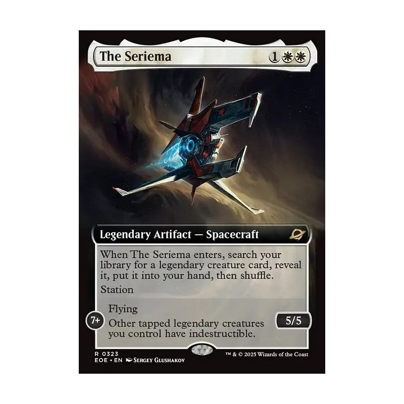 The Seriema (Extended Art) - Edge of Eternities (Near Mint)