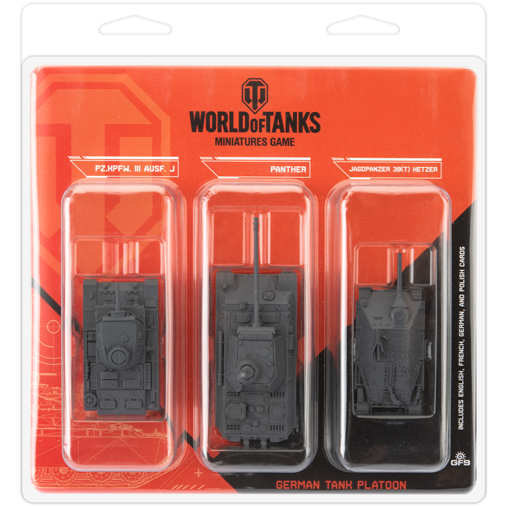 World of Tanks: German - Tank Platoon (Panzer III J, Panther, Jagdpanzer 38t)