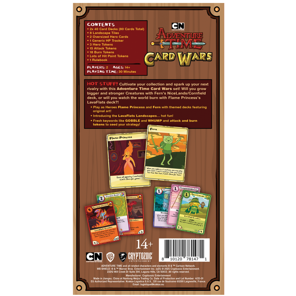 Adventure Time Card Wars: Flame Princess vs. Fern Collector's Pack