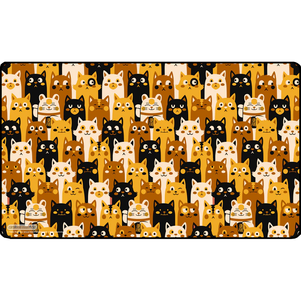 GamerMats Playmat: Cat Pattern