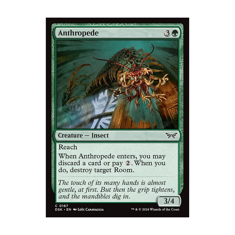 Anthropede - Duskmourn: House of Horror (Foil Near Mint)