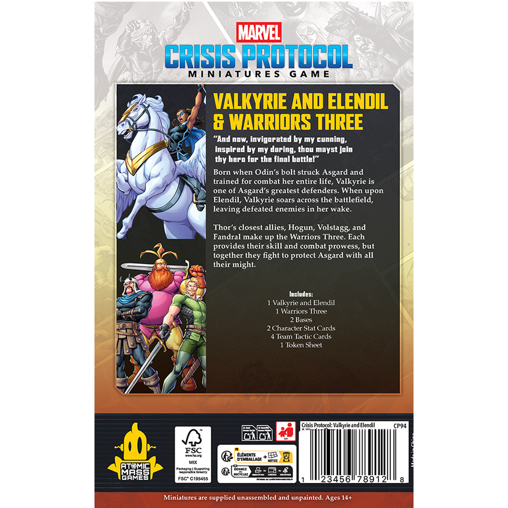 Marvel Crisis Protocol: Valkyrie on Elendil & Warriors Three