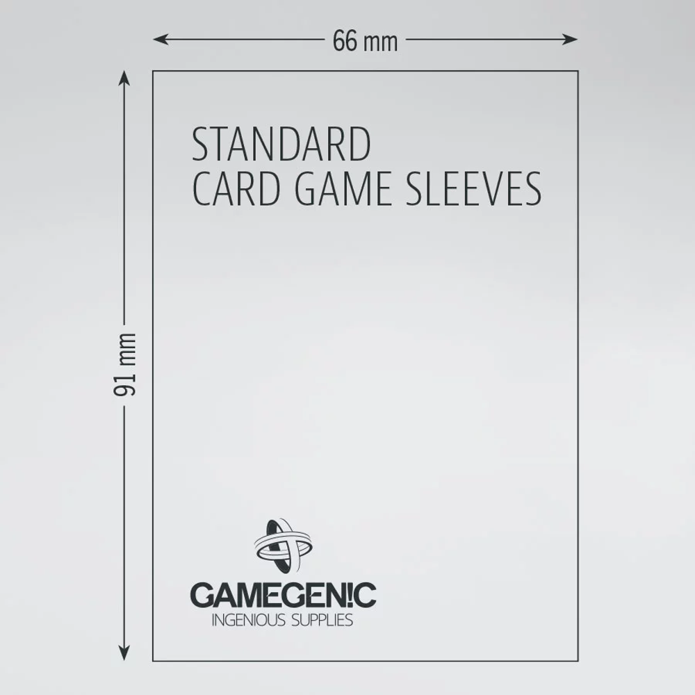 Board Game Sleeves: Standard Card Game - Clear Matte (50)