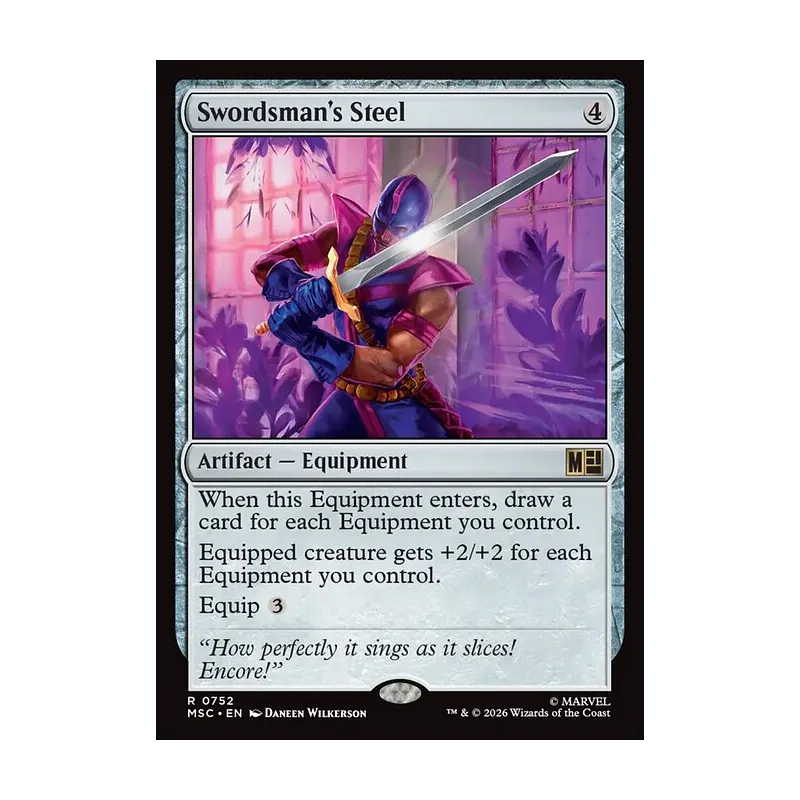Swordsman's Steel - Marvel Super Heroes Commander (Near Mint)