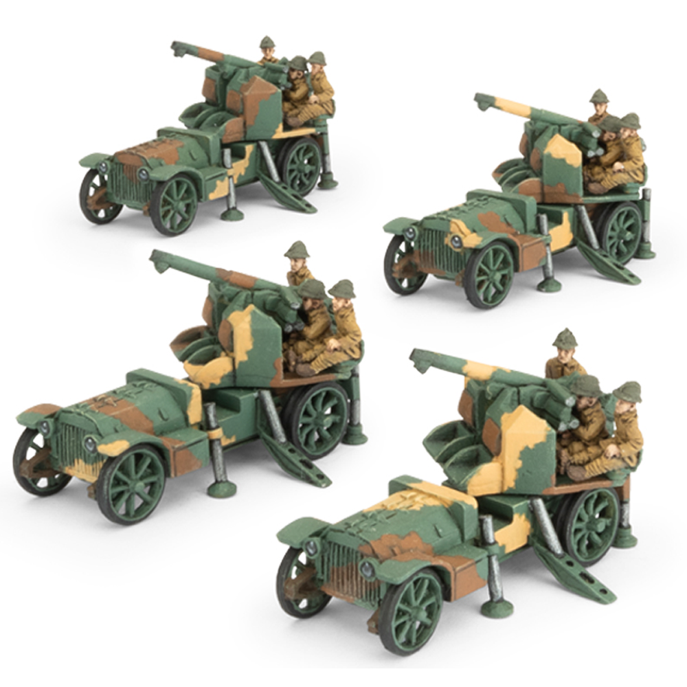 Flames of War WW2: French - 75mm SP Anti-Aircraft Platoon