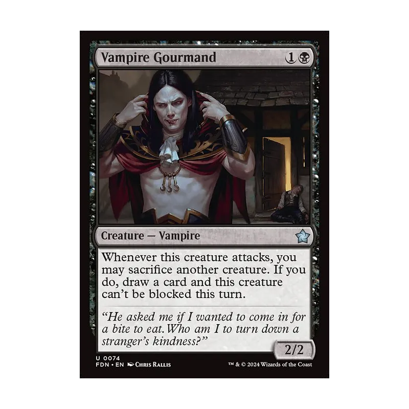 Vampire Gourmand - Foundations (Foil Near Mint)