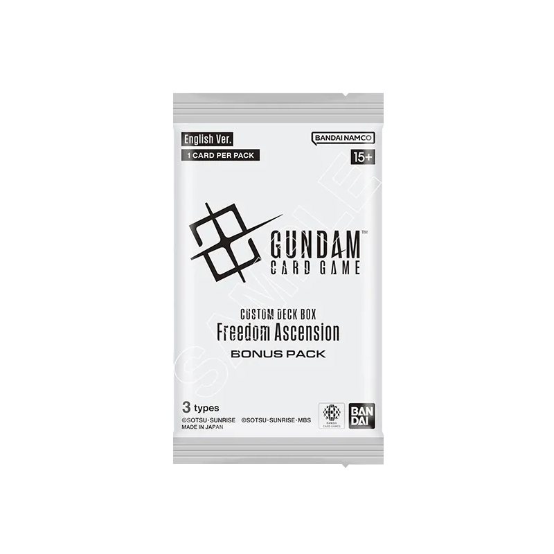 GUNDAM Card Game: Freedom Ascension [SC01] - Deck Build Box (Preorder)