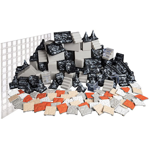 Monster Adventure Terrain: Painted - Cavern Set & Base Plate (141)