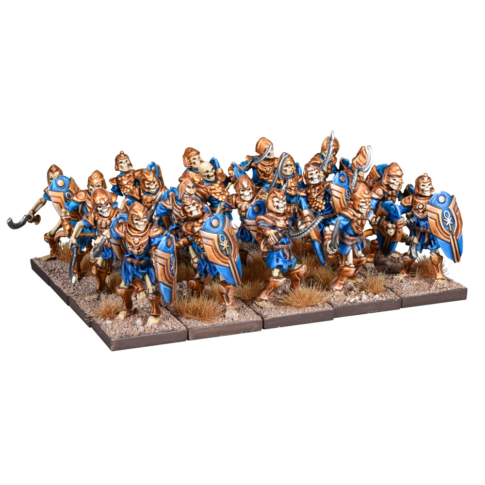 Kings of War: Empire of Dust - Skeleton Warriors Regiment