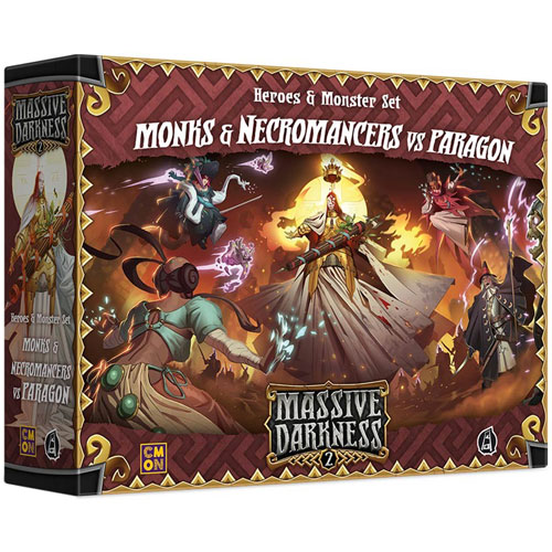 Massive Darkness 2: Heroes & Monster Set - Monks & Necromancers vs Paragon