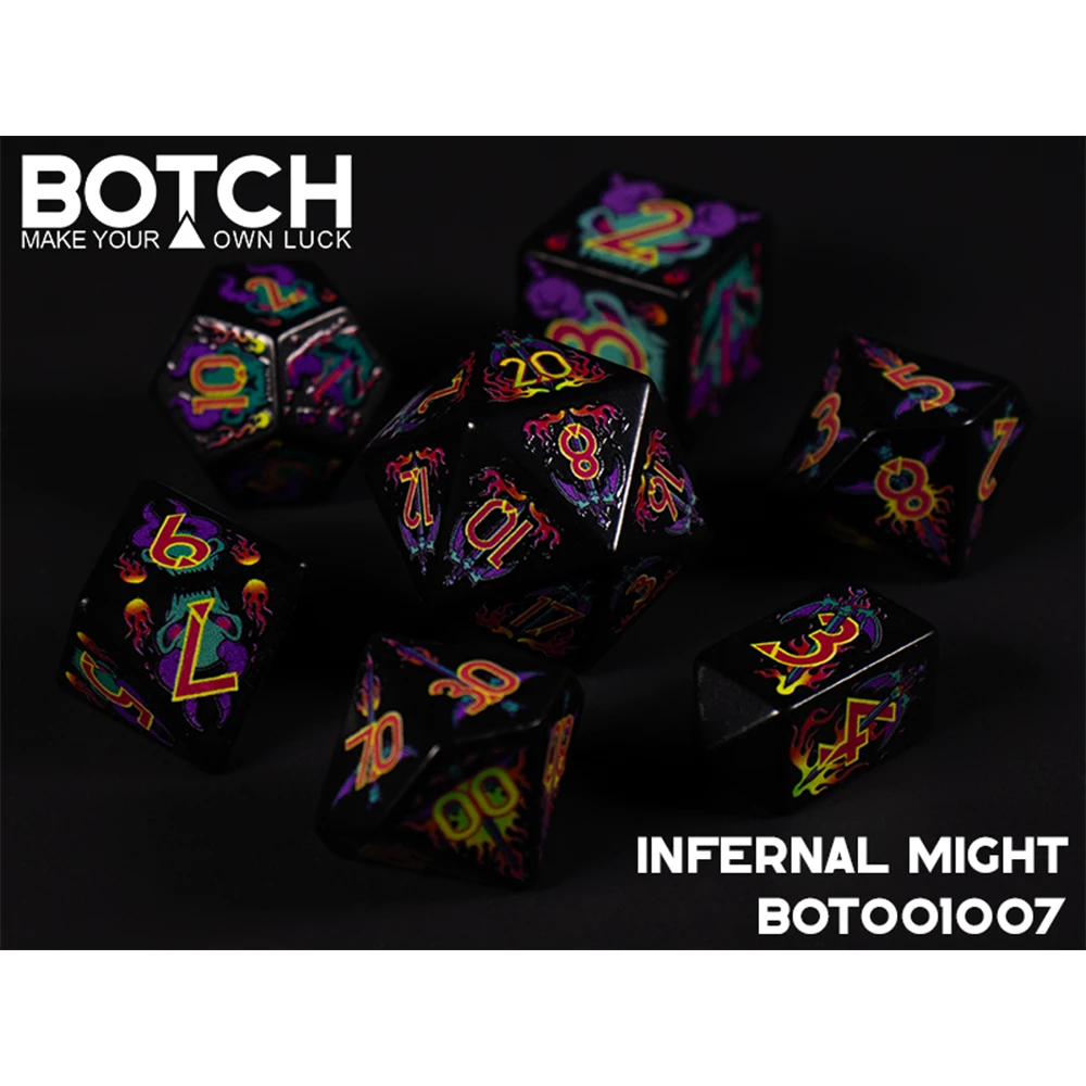 Botch Dice Set: Infernal Might (7)