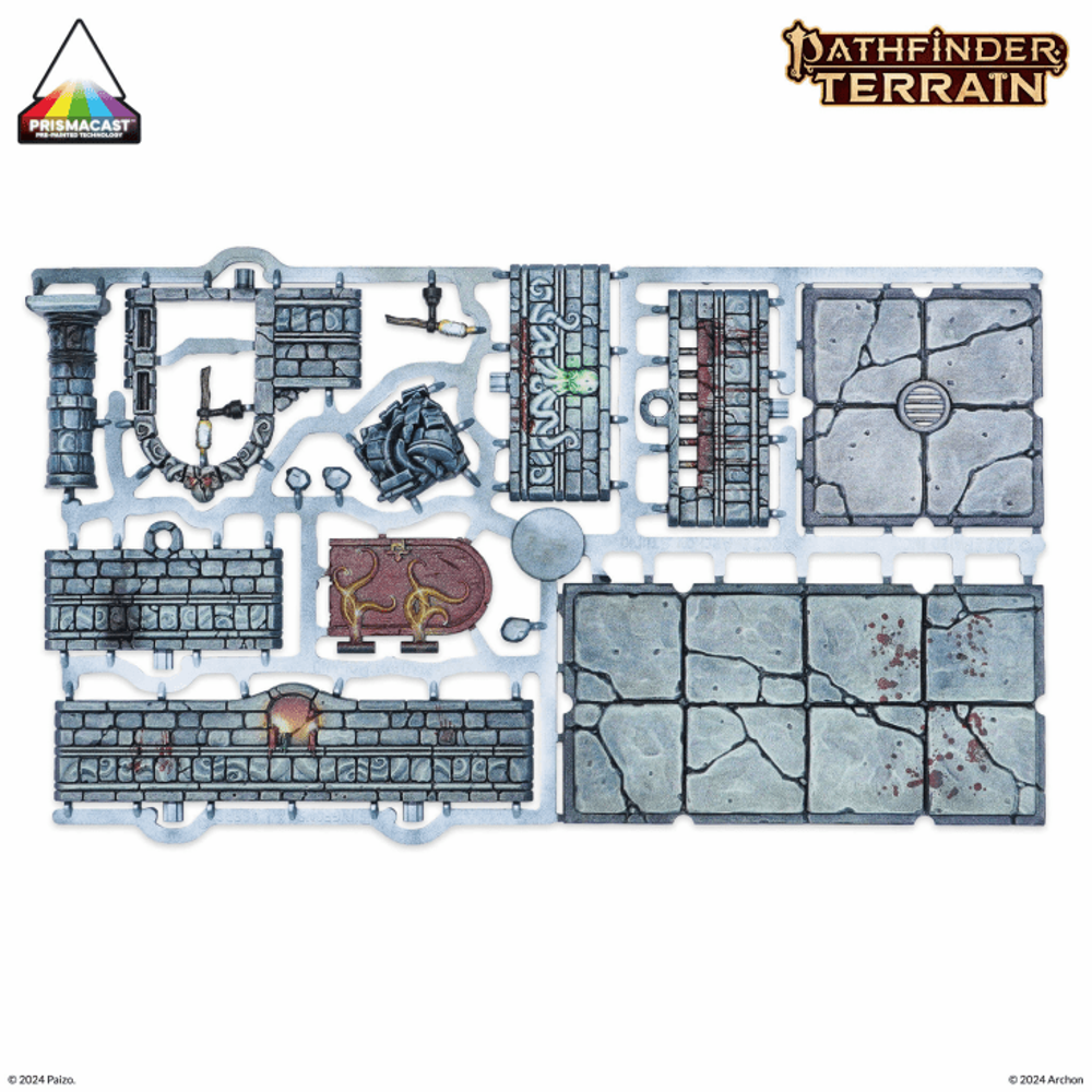 Dungeons & Lasers PrismaCast Pre-Painted: Pathfinder - Abomination Vaults