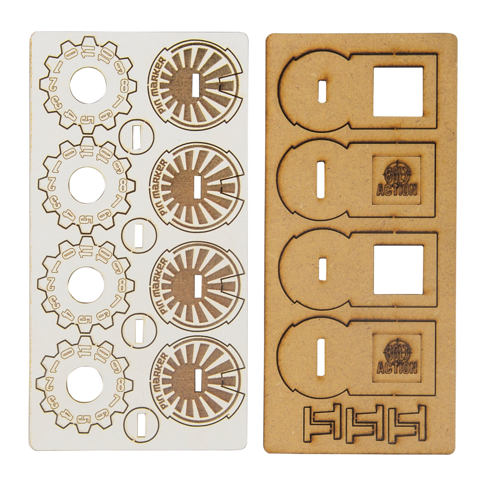 Bolt Action: MDF Unit Pin Markers - Japan