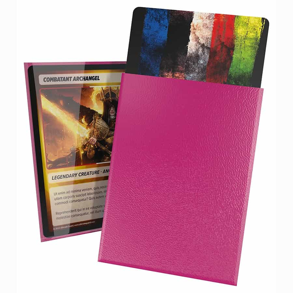 Cortex Standard Size Sleeves: Glossy Pink (100)