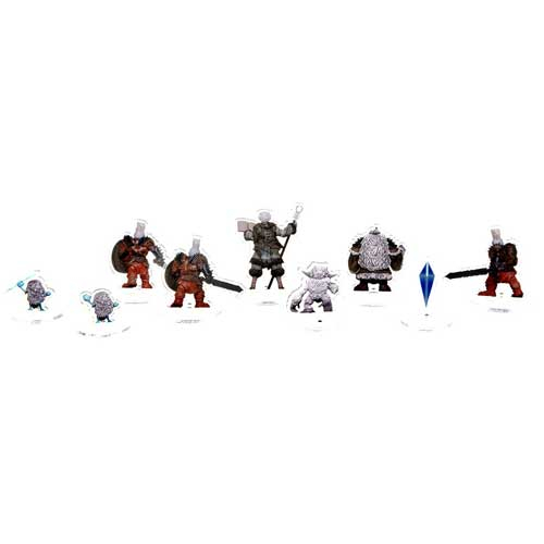 D&D Acrylic 2D Minis: Icewind Dale Set 2 - Frost Giant