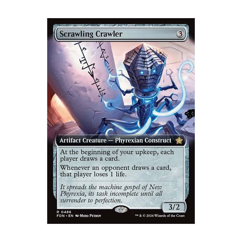 Scrawling Crawler (Extended Art) - Foundations (Near Mint)