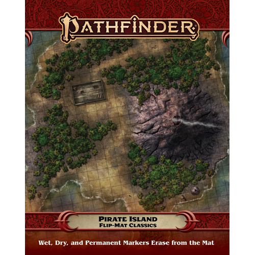 Pathfinder 2E RPG: Flip-Mat Classics - Pirate Island