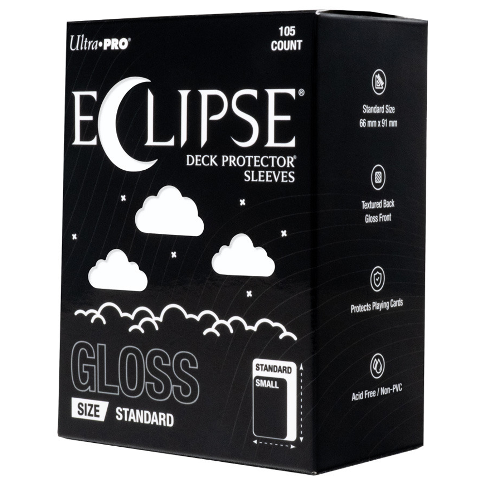 Deck Protector Sleeves: Eclipse Gloss - Arctic White (105) (New Arrival)