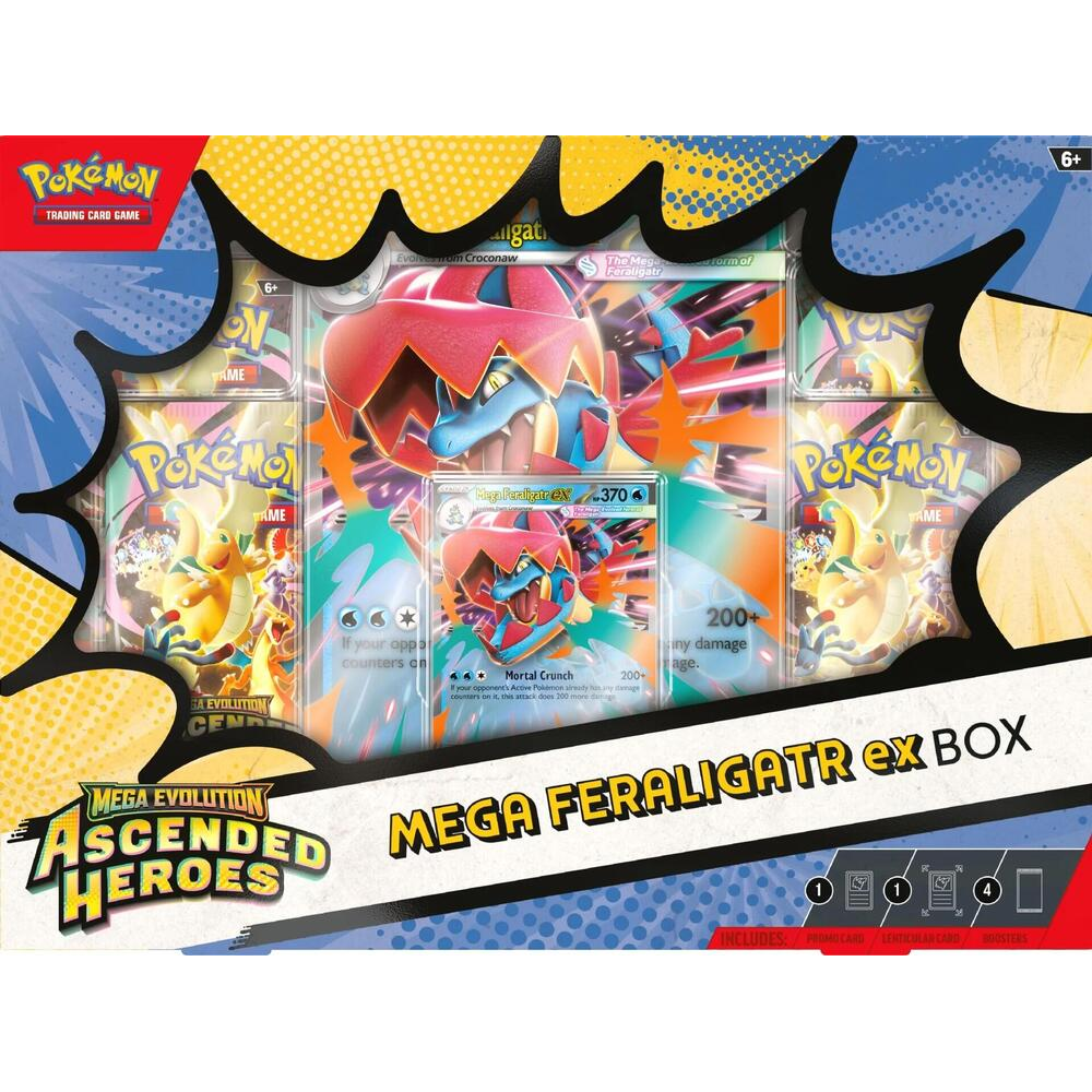 Pokemon TCG: Ascended Heroes - Mega Feraligatr ex Box