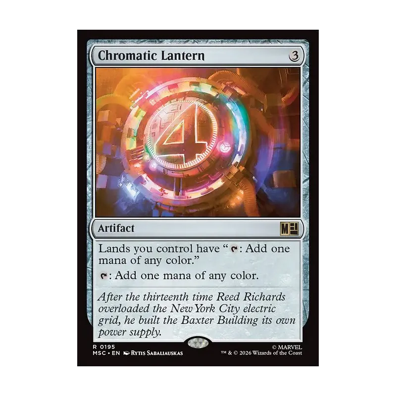 Chromatic Lantern - Marvel Super Heroes Commander (Near Mint)