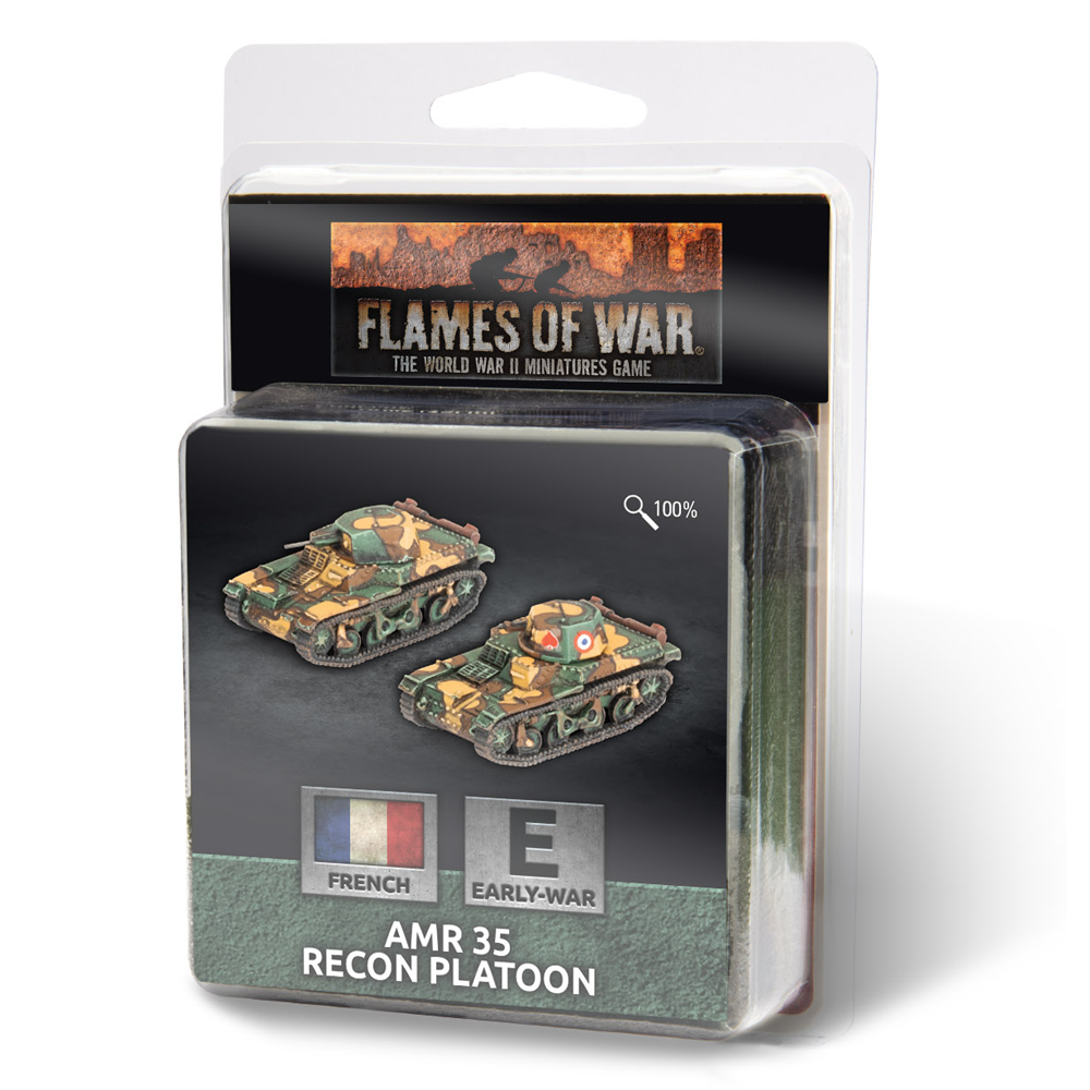 Flames of War WW2: French - AMR 35 Recon Platoon
