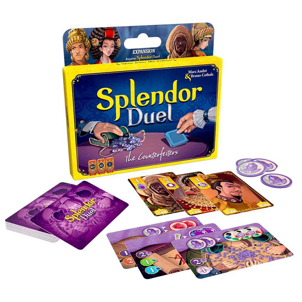 Splendor Duel: The Counterfeiters Expansion (New Arrival)