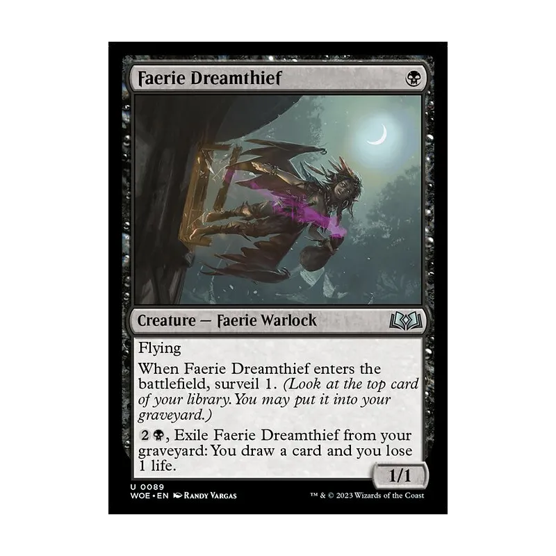 Faerie Dreamthief - Wilds of Eldraine (Near Mint)