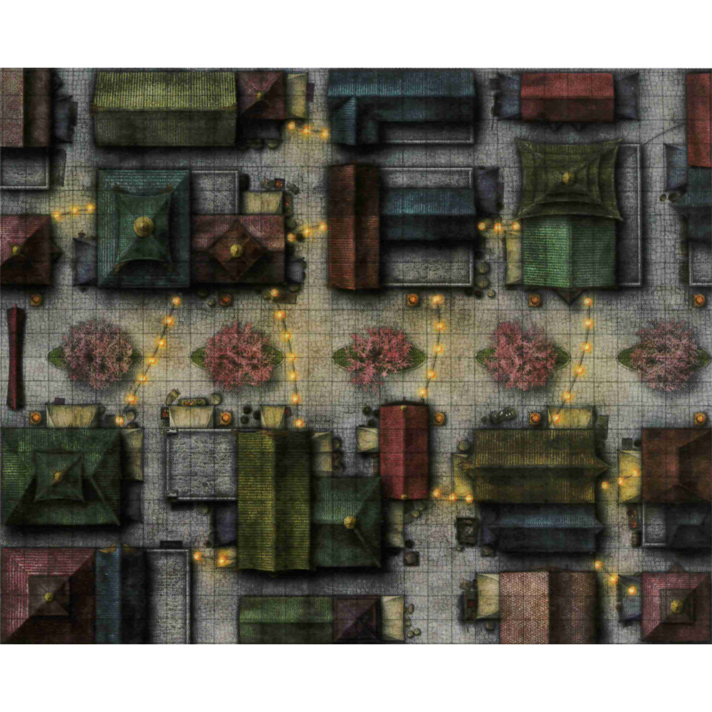 Pathfinder RPG: Flip-Mat - Night Market & Shrine