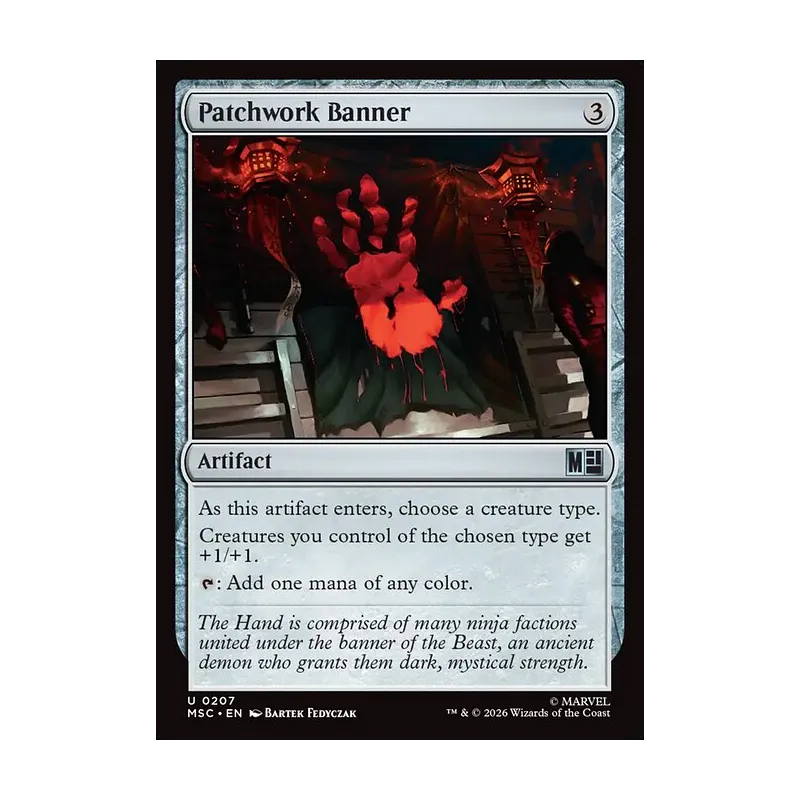 Patchwork Banner - Marvel Super Heroes Commander (Near Mint)