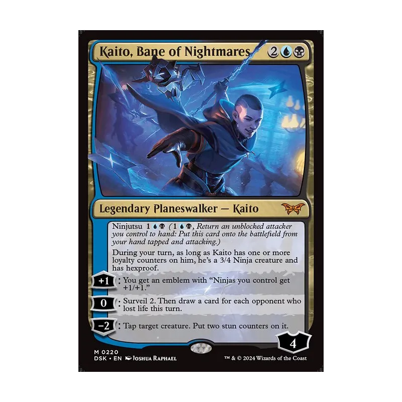 Kaito, Bane of Nightmares - Duskmourn: House of Horror (Foil Near Mint)