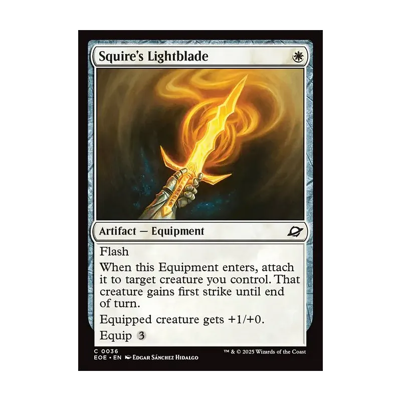 Squire's Lightblade - Edge of Eternities (Near Mint)