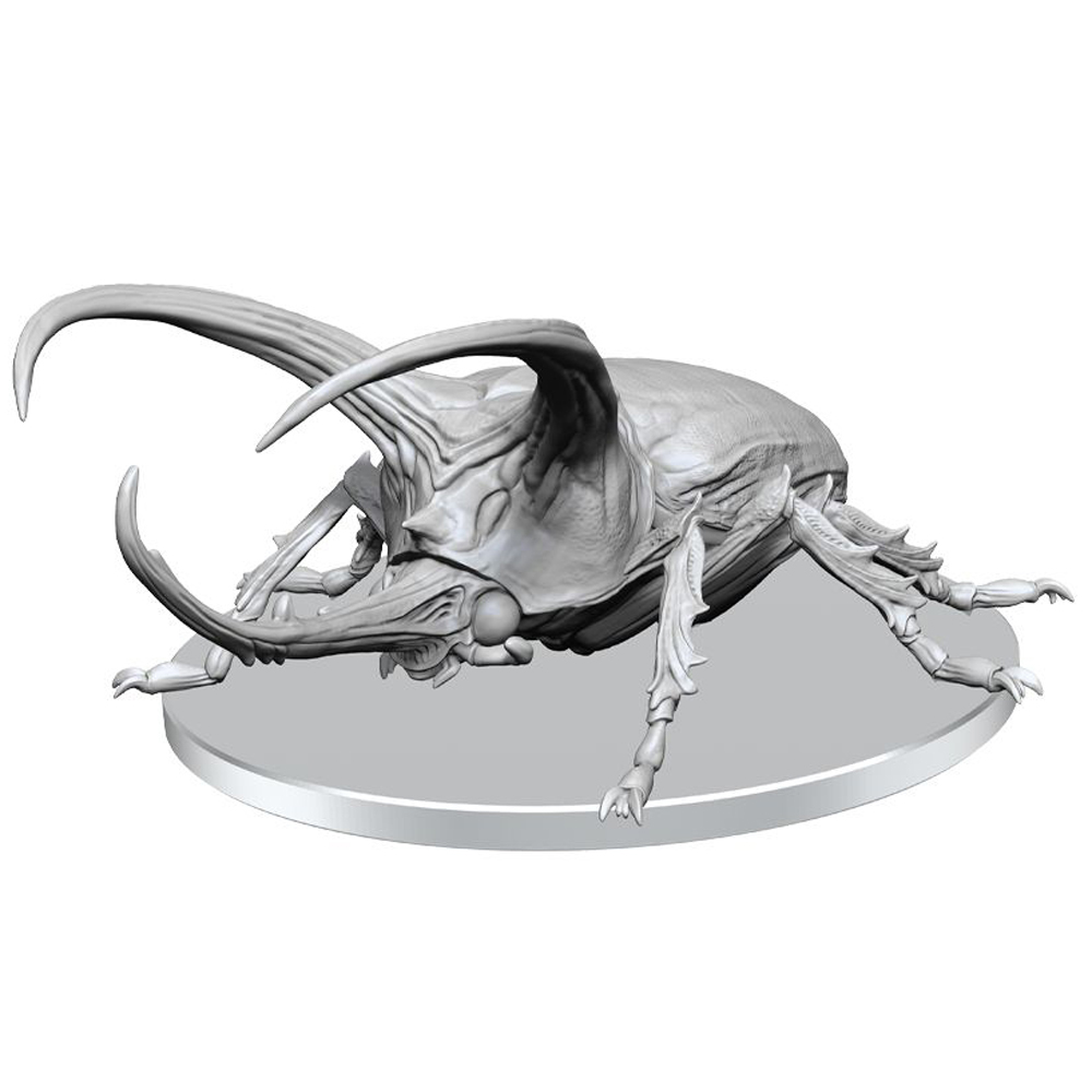 WizKids Deep Cuts Unpainted Minis: W28 Giant Rhinoceros Beetle