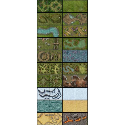 The Wilderness Books of Battle Mats
