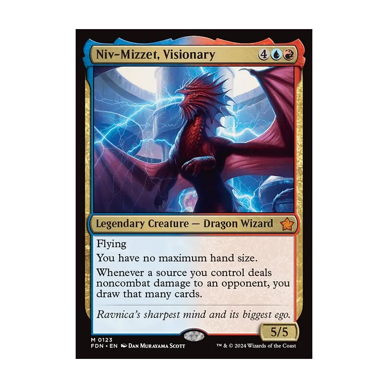 Niv-Mizzet, Visionary - Foundations (Near Mint)