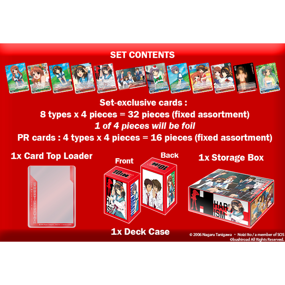 Weiss Schwarz TCG: Power Up Set - The Melancholy of Haruhi Suzumiya (Last Chance)