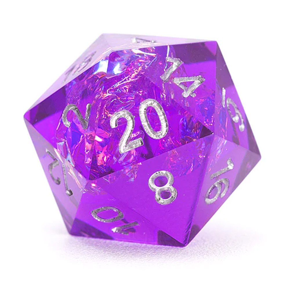 Sirius Polyhedral Dice Set: Sharp Purple Fairy (7)(Clearance)