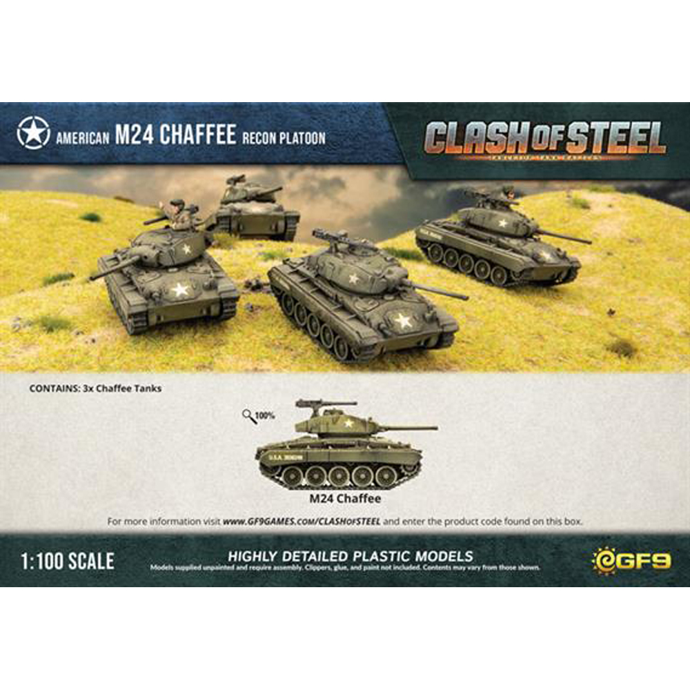 Clash of Steel: American - M24 Chaffee Recon Platoon