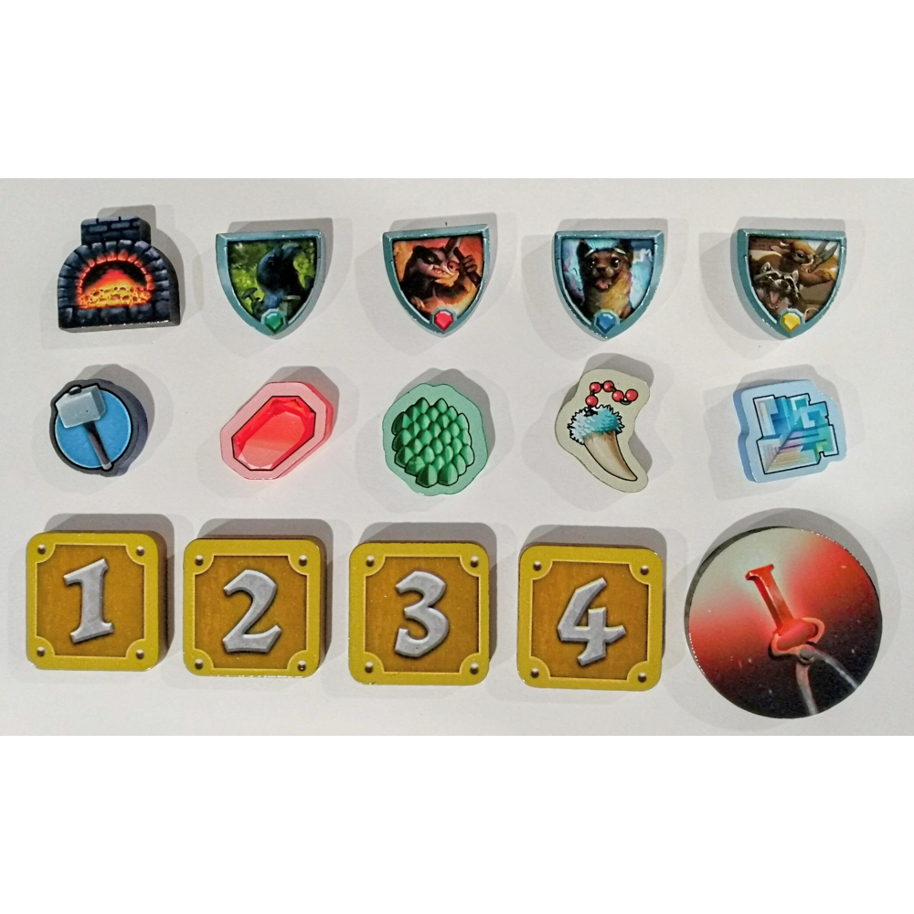 Forges of Ravenshire: Wooden Tokens (New Arrival)