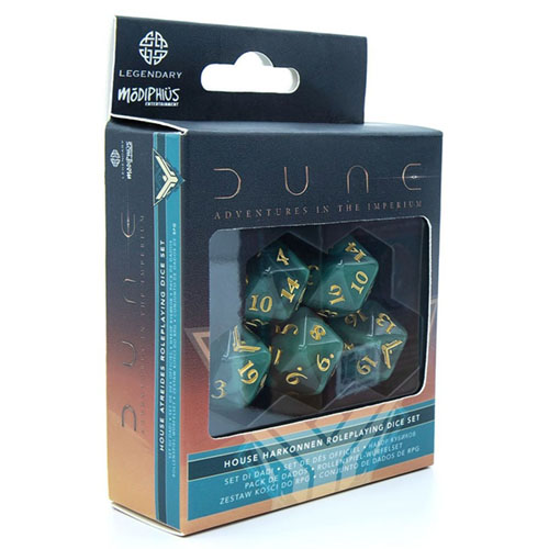 Dune RPG: Atreides Dice Set